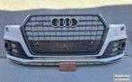 VOORBUMPER AUDI Q7 4M S LINE SLINE BUMPER GRILL ORIGINEEL, Ophalen of Verzenden, Gebruikt, Audi, Bumper
