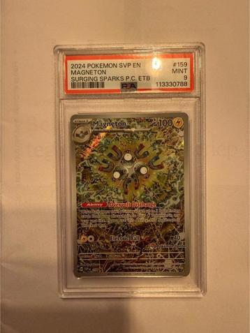 Magneton SLAB Pokemon Center Promo Stamped Surging Sparks beschikbaar voor biedingen