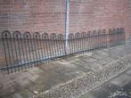 gegalvaniseerd en gepoederkoort hekwerk inc 3 palen, Tuin en Terras, Ophalen, Zo goed als nieuw, IJzer, Sierhekwerk