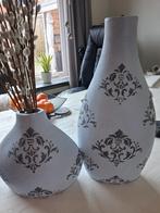 Setje stenen barok vazen, Ophalen of Verzenden, Overige kleuren, Steen, Minder dan 50 cm