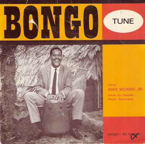 Max Woiski Jr.- Bongo Tune- rare single flex  AH oploskoffie, Cd's en Dvd's, Vinyl Singles, Gebruikt, Latin en Salsa, Ophalen of Verzenden