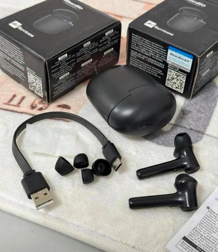 Bluedio Huricane Draadloze oordopjes Bluetooth 5.0 - Evt 12X, Telecommunicatie, Mobiele telefoons | Oordopjes, Nieuw, In gehoorgang (in-ear)