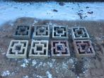 8 Patioblokken (beton), Tuin en Terras, Ophalen, Blok, 25 cm of meer, Zo goed als nieuw