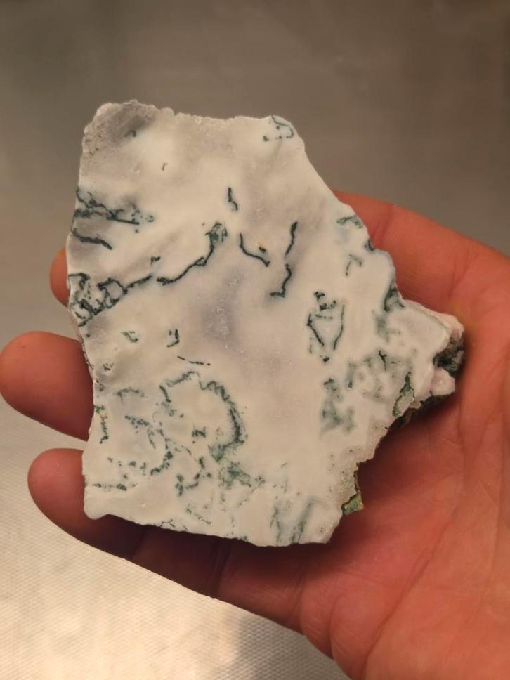 Boomagaat plak voor lapidarist/cabochon, Verzamelen, Mineralen en Fossielen, Mineraal, Ophalen of Verzenden