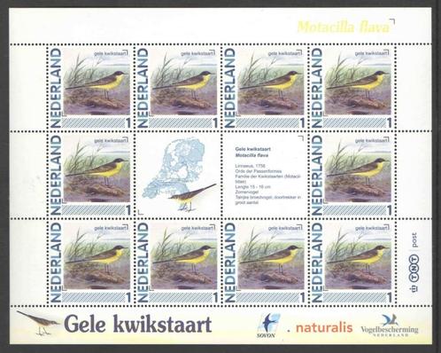 Postzegels Vogels in Nederland: Gele Kwikstaart, Postzegels en Munten, Postzegels | Nederland, Postfris, Na 1940, Ophalen of Verzenden