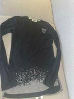 Vingino 16 176 zwart grijs longsleeve shirt, Verzenden, Zo goed als nieuw, Vingino, Shirt of Longsleeve