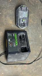 Festool MXC Acculader + Accu, Doe-het-zelf en Verbouw, Gereedschap | Machine-onderdelen en Toebehoren, Ophalen, Gebruikt