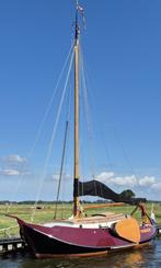 Platbodemjacht Gipon Grundel 8,5 meter, Watersport en Boten, Platbodems, Ophalen, Gebruikt, Staal, Diesel