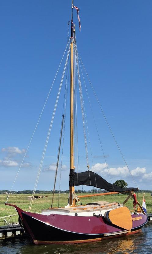 Platbodemjacht Gipon Grundel 8,5 meter, Watersport en Boten, Platbodems, Gebruikt, 6 tot 9 meter, Staal, Diesel, Ophalen