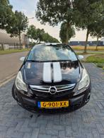 Te koop zeer mooie en sportieve zwarte Opel Corsa, Auto's, Opel, Voorwielaandrijving, 1398 cc, 4 cilinders, Zwart