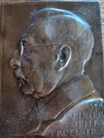 Pieter Jelle Troelstra Ereplaquette  J.C. Wienecke 1926, Ophalen of Verzenden