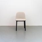 1x Vitra Softshell Slide Chair Beige Stof - Zwart, Huis en Inrichting, Stoelen, Ophalen of Verzenden, Zo goed als nieuw, Overige kleuren