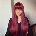 Red Long bang Wig - rood pruik, Sieraden, Tassen en Uiterlijk, Uiterlijk | Haarverzorging, Nieuw, Ophalen of Verzenden