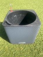 Mooie Lechuza grijze pot, Tuin en Terras, Bloempotten, Rond, Ophalen of Verzenden, Zo goed als nieuw, Aardewerk