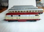 Lima treinset diesellocomotief DB 218 217-8 met 4 rijtuigen, Gelijkstroom, Ophalen of Verzenden, Analoog, Lima