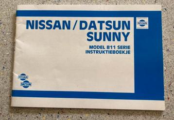Nissan / Datsun Sunny instructieboekje uitgave 1982 beschikbaar voor biedingen