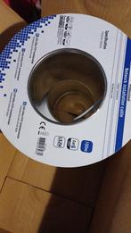 Cat6a  100m datakabel  op rol stug 100% koper, Ophalen of Verzenden, Nieuw