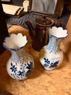 Oud servies kopjes met schotels glazen, Ophalen