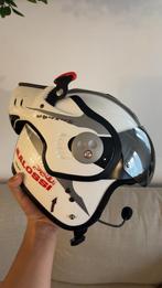 Roof Boxer v8 Suzuka Parelmoer wit, Motoren, Overige merken, M, Systeemhelm, Ophalen of Verzenden