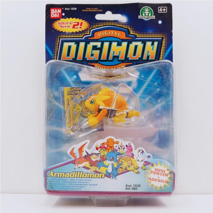 Digimon Armadillomon Bandai 2000 Actiefiguur, Verzamelen, Poppetjes en Figuurtjes, Nieuw, Ophalen of Verzenden