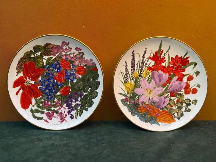 Serie borden FRANKLIN MINT perfecte staat, Verzamelen, Porselein, Kristal en Bestek, Zo goed als nieuw, Bord of Schaal, Ophalen