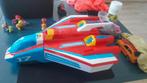 Paw Patrol voertuigen, mighty pup Jet en actiefiguren, Kinderen en Baby's, Speelgoed | Actiefiguren, Ophalen of Verzenden, Gebruikt