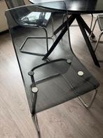 4x IKEA Eetkamerstoel TOBIAS, Huis en Inrichting, Ophalen, Overige materialen, Gebruikt, Zwart