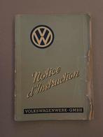 Franstalige handleiding Volkswagen Kever 1951, Ophalen of Verzenden