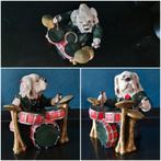 Beeldje drummer hond, Ophalen, Zo goed als nieuw, Dier