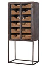 WIJNKAST NO LIMIT HOUT, Ophalen, 15 tot 25 flessen, Nieuw, 75 cm of meer