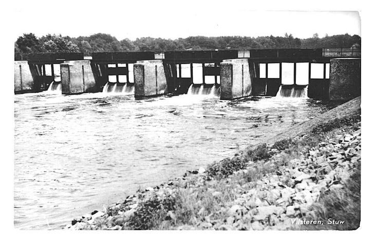 977325 Vilsteren Ov Stuw Nette oude kaart Onbeschreven, Verzamelen, Ansichtkaarten | Nederland, Ongelopen, Noord-Brabant, Ophalen of Verzenden