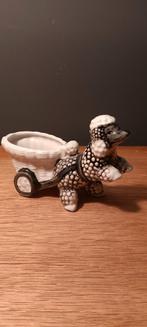 Poedel trekt de kar, retro cactusbakje, Japanse makelij?, Antiek en Kunst, Antiek | Keramiek en Aardewerk, Ophalen of Verzenden