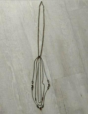 Ketting,verzilverd,Vintage,lengte 73 cm,Halsketting,vrouw beschikbaar voor biedingen
