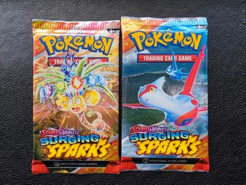 2x surging sparks booster packs beschikbaar voor biedingen