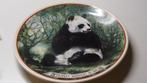 vintage 1982 WNF Regina Holland plateel wandbord PANDA BEER, Overige typen, Zo goed als nieuw, Verzenden