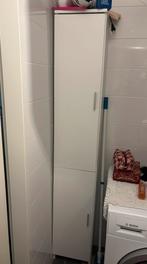 Witte Badkamerkast - 190cm Hoog, Huis en Inrichting, Badkamer | Badkamermeubels, Ophalen, (Half)hoge kast, Minder dan 50 cm, Gebruikt