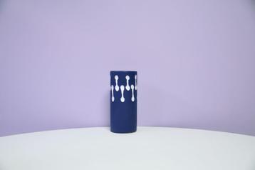 donkerblauwe West Germany vaas beschikbaar voor biedingen