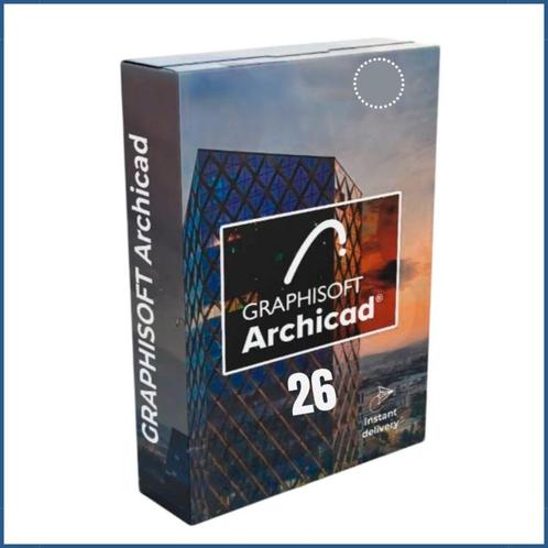 Archicad  v26 Volledige Versie, Computers en Software, Ontwerp- en Bewerkingssoftware, Nieuw, MacOS, Windows, Ophalen
