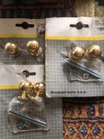 6 koperen sierknoppen. 20 mm knop, bol., Ophalen, Nieuw, Koper of Messing, Overige typen