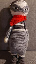 Lalylala wasbeer Rocco Amigurumi gehaakte knuffel, Hobby en Vrije tijd, Breien en Haken, Ophalen of Verzenden, Zo goed als nieuw