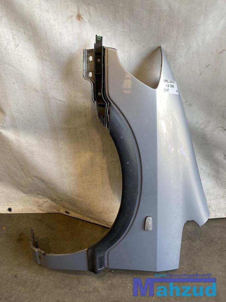 OPEL ZAFIRA A links voorscherm zijscherm scherm Z147 GRIJS, Auto-onderdelen, Carrosserie en Plaatwerk, Spatbord, Opel, Gebruikt