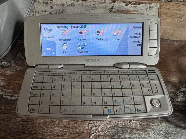 Nokia 9300 Compleet in Doos - Zeldzaam!, Telecommunicatie, Mobiele telefoons | Overige merken, Gebruikt, Zonder abonnement, Zonder simlock