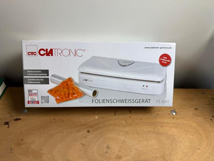 Clatronic FS 3261 Foliesealer - Nieuw in doos!, Witgoed en Apparatuur, Overige Witgoed en Apparatuur, Nieuw, Ophalen of Verzenden