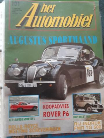 Het Automobiel 101 - Rover- Alfa Romeo- Chevrolet - FMR beschikbaar voor biedingen