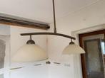 Prachtige messing hanglamp in hoogte verstelbaar, Huis en Inrichting, Lampen | Hanglampen, Ophalen, Zo goed als nieuw, Minder dan 50 cm