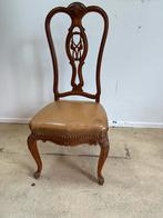 Vintage Stoel - hout -, Ophalen, Gebruikt, Bruin, Vintage