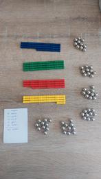 Magmax 133 delig set magnetische staafjes balletjes magneet, Ophalen of Verzenden, Zo goed als nieuw, Puzzelen