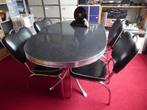 Retro dinerset, Huis en Inrichting, Ophalen, Gebruikt, 100 tot 150 cm, 50 tot 100 cm