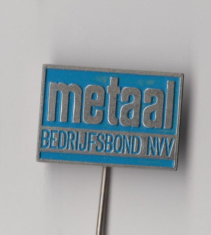 FNV Metaal Bedrijfsbond speldje, Verzamelen, Speldjes, Pins en Buttons, Gebruikt, Speldje of Pin, Overige onderwerpen, Ophalen of Verzenden