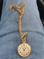 Antiek Anker Zakhorloge met Ketting, Overige merken, Overige materialen, Zakhorloge, Ophalen of Verzenden